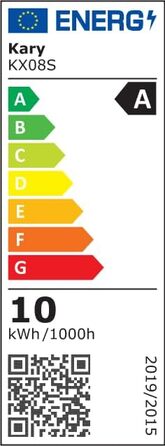 LED лампа для столу Kary з регулюванням яскравості, 40см, 12W, для офісу, роботи, читання, захисту очей, дітей, 5 рівнів регулювання, 5 кольорів, таймер 60 хв, білий + металева клямка