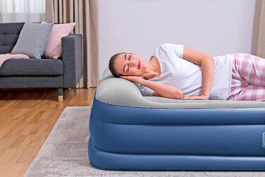 Надувний матрац Bestway TriTech Vento Double XL з електронасосом 203x152x46 см