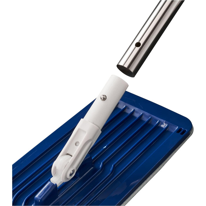 Набір для миття підлоги Formosa 2 з відром з двома камерами | Плоский моп 360° з поворотом | Мікрофібра (2 шт.) | Віджим без рук | Набір для миття підлоги з відром та 2 насадки (моп + 6 насадок)