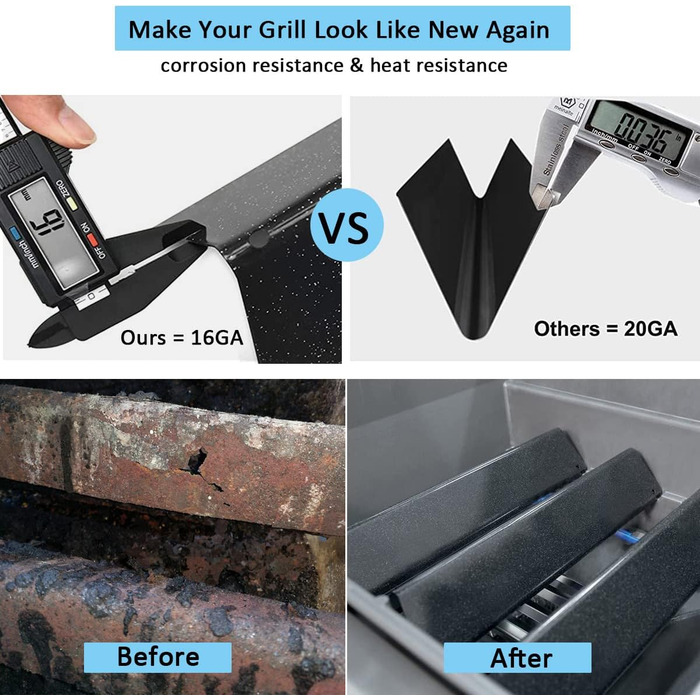 Запчастина для гриля Weber Spirit I & II 200, Spirit E-210, E-220, S-210, S-220: емальовані решітки Flavorizer Bars (замінник 7637)