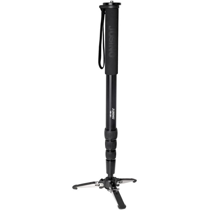 Монопод JUSINO з від'ємною ніжкою/стійкою, швидкозатискачами, висота до 170 см, вантажопідйомність 12 кг, VM-324
