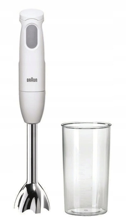 Занурювальний блендер Braun MQ10.001M, 450 Вт, білий