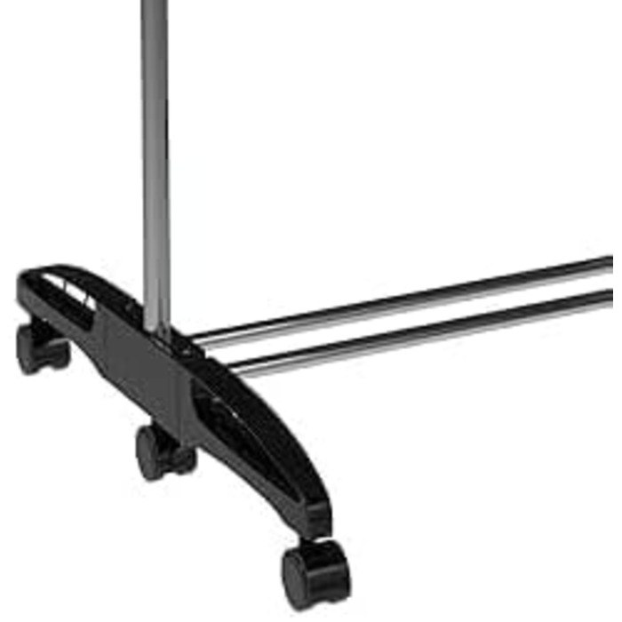 Сушарка для білизни Hyfive для дому - 4 яруси, складана, економна, з полицею для взуття, нержавіюча сталь, легке зберігання - чорна