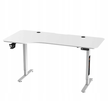 Ігровий стіл Electroprime Flow з підйомним стільницею, білий (160x75 см)