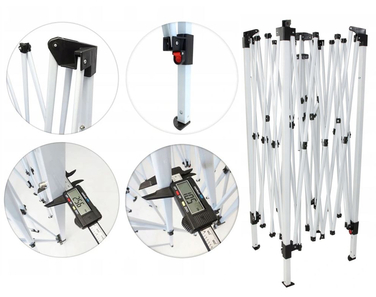 Павільйон Stator, 4 стінки, 3 x 3 x 2,75 м