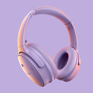 Борінг QuietComfort Бездротові навушники з мікрофоном та шумозаглушенням, Bluetooth, Over-Ear, до 24 годин роботи від акумулятора, світло-ліловий - Лімітована серія