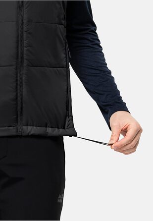Куртка Jack Wolfskin Bergland Ins Vest M (Чоловіча, Чорна) - 1 шт.