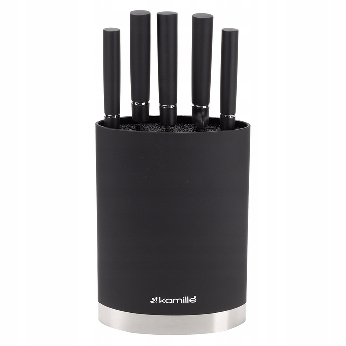 Набір ножів у підставці Kamille, 5 предметів