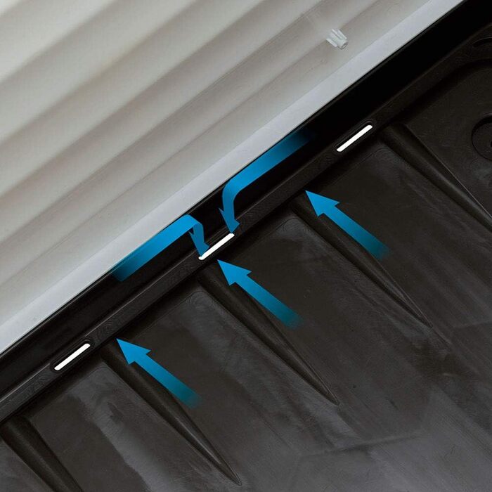 Будка для собак Ferplast DOGVILLA 70, Outdoor, з відкриваючимся боком, дренажний піддон, ізольоване дно, знімний дах, вентиляційні грати, перероблений пластик, 73 x 59 x 53 см