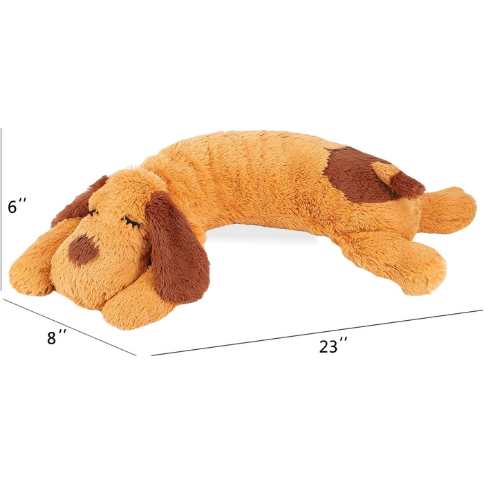 Heartbeat Puppy Toy – Comfort Cuddle Pillow, to Relieve Anxiety, Soothing Aid, Heartbeat Toy for Dogs, Puppy Heartbeat Toy, Sleep Aid