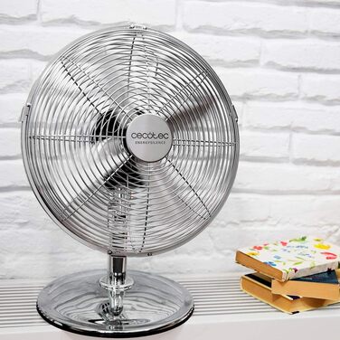 Вентилятор Cecotec EnergySilence 620 RetroDesk: потужний, стильний, з регулюванням висоти та осциляцією