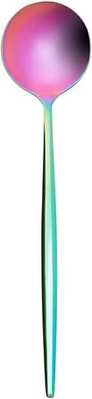 Karaca Orion Matte Rainbow 30-Piece Cutlery Set for 6 People - Cutlery, Knives, Forks, Dessert Forks, Stainless Steel, Dining Cutlery, Table Cutlery Set - Healthy and Hygienic, Modern Design