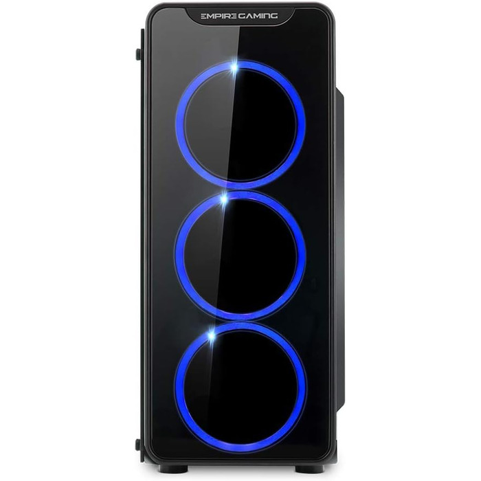Комп'ютерний корпус EMPIRE GAMING Warmachine - середній ATX корпус з 4 тихими вентиляторами та RGB підсвічуванням