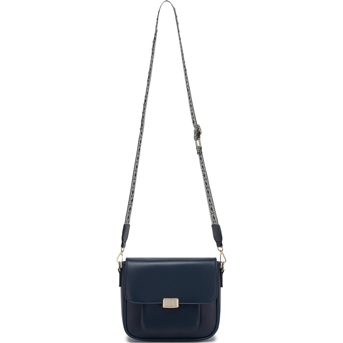 Сумка жіноча Miss Lulu середнього розміру через плече з екошкіри та замші вінтажний блакитний (2513)