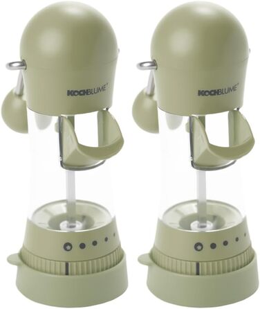 Kochblume | Spice Grinder with Catch Lid - 2-piece - taupe