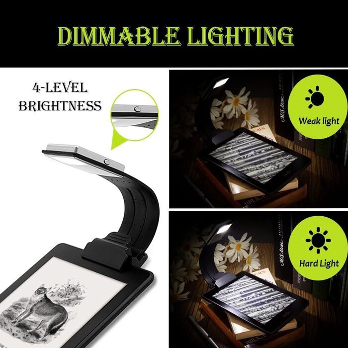 LED лампа для читання Opard: регульована, портативна, для Kindle, майстрів, студентів