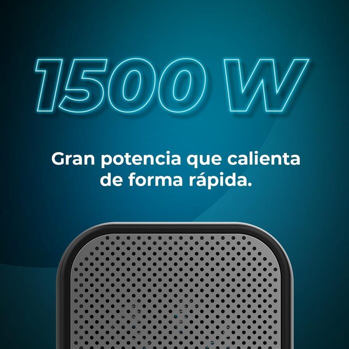 Керамічний обігрівач Cecotec Ready Warm 6100 Ceramic Rotate: обігрів до 20 м², 1500 Вт, регулювання температури, захист від перекидання, білий/чорний