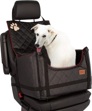 Автомобільний лежак для собак Golden Dog M - 52x44x33 см, чорний, з кріпленням ISOFIX, водонепроникний, з підкладкою