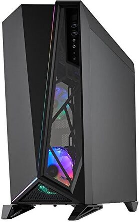 Корпус ПК Corsair SPEC-OMEGA RGB Mid-Tower ATX з загартованим склом, чорний