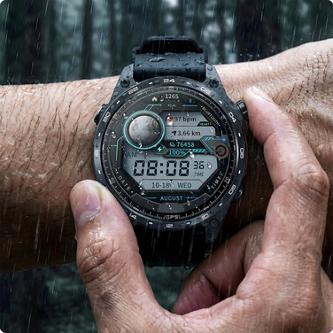 Смарт-годинник JG Smart V.300 Pro з GPS, чорний