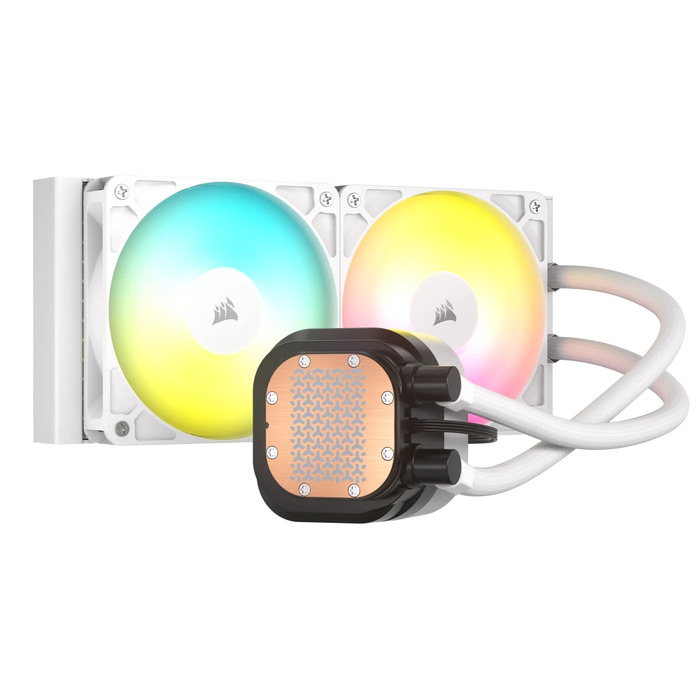 Рідинне охолодження Corsair NAUTILUS 240 ARGB, 240 мм, біле
