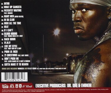 50 Cent - Get Rich Or Die Tryin' (Explicit Lyrics) - Оригінальний альбом, хіп-хоп, реп