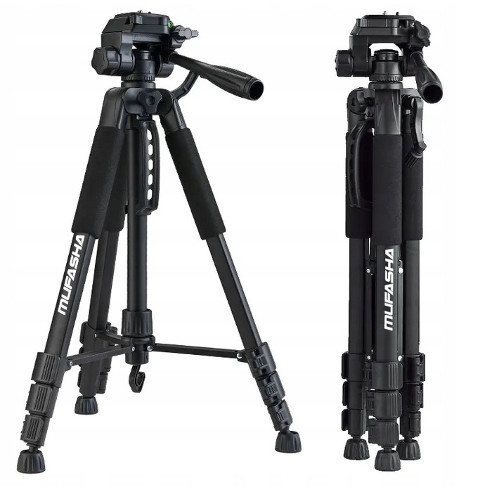 Штатив-трипод 100 см для смартфона, лазерного рівня та камери, селфі-штатив