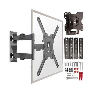 Поворотний настінний кронштейн для телевізора 32-55 дюймів, регульований, MANTA P4