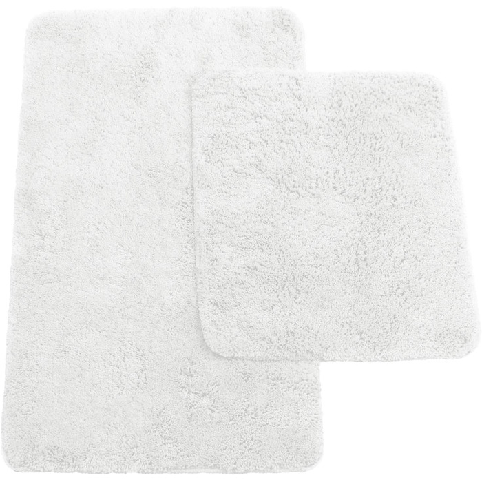 Brandsseller Green Bath Mat Set - 2 Piece Set (50x80cm & 45x50cm)