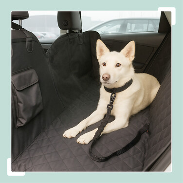Relaxdays Adjustable Dog Seat Belt for Car