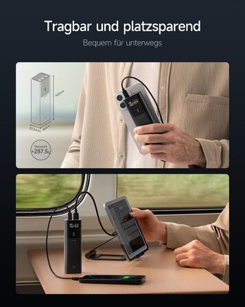 Power Bank CUKTECH 10 100W з Digital Display, 10000mAh - для iPhone, Samsung, iPad, Xiaomi, MacBook та інших