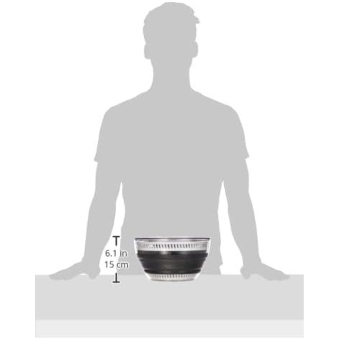 Progressive CSS-1MAX Collapsible Large Salad Spinner