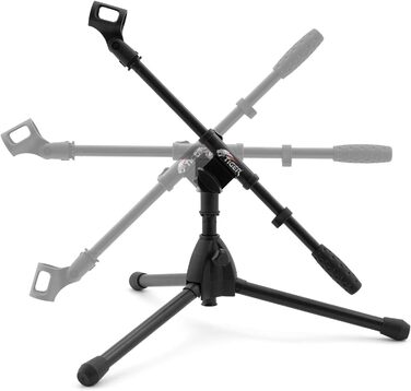 Стійка для мікрофона TIGER MCA49-BK для бас-бочки та гітарного комба - низька підставка, тринога