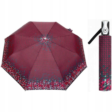 Автоматична складана парасолька F.P.Parasol з чохлом, червона