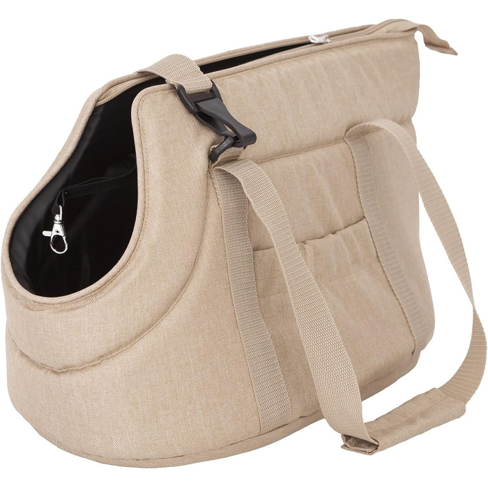 Сумка-переноска для собак та котів, розміри S та L, бежева