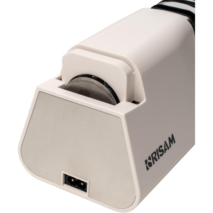 Електричний точило для ножів Messerschärfer – 2-ступенева система шліфування, для кухонних та керамічних ножів, з кутозапобіжником, професійний