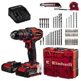 Ударний дриль-шурупокрут Einhell TE-CD 18/40 Li-i +64 (2x2,0Аг)