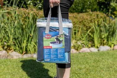 Trixie 39482 Dog Pool, ø 120 x 30 cm, turquoise/gray
