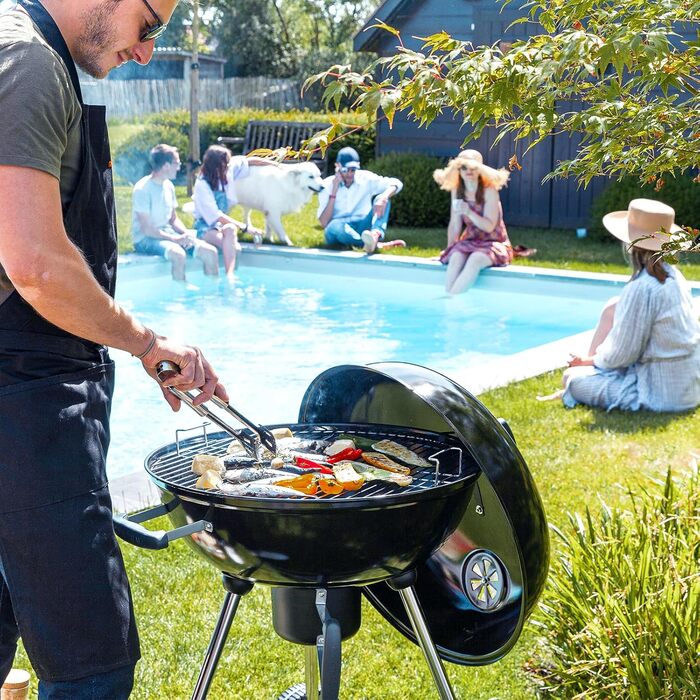 Решітка для гриля Weber діаметром 47 см Denmay (сумісна з Weber One-Touch, Bar-B-Kettle, Smokey Mountain Cooker)