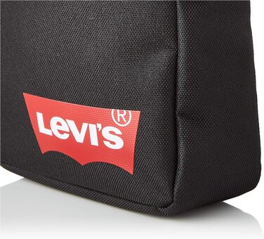 Чорна міні-сумка крос-боді Levi's Mini Crossbody Solid з логотипом Red Batwing