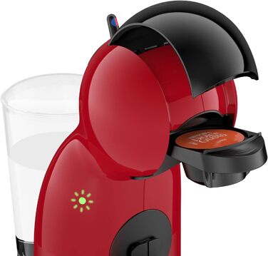 Кавомашина NESCAFÉ Dolce Gusto Piccolo XS від Krups, червоно-чорна, 0,8 л, KP1A35