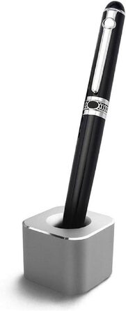 TopHomer Mini Pencil Holder for Desk, Aluminum Alloy, Pen Stand, Single Pen Holder, Desktop, Creative Ornament, Desktop Organizer for Office, School, Home, Toothbrush Holder, 4 Pack (3pcs Silver)