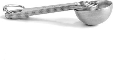 Stainless Steel Measuring Cups – 5-Piece Durable Measuring Cup Set for Dry Ingredients, Spices, or Liquids