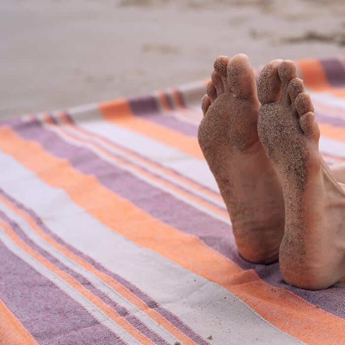 Плед для пікніка MOMOMUS XXL (210x240 см), лаксовий - пляжний, складаний, без піску, для кемпінгу