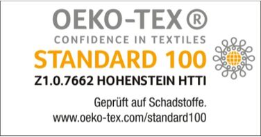 Badenia Bettcomfort Fitted Sheet Clean Cotton, 90 x 200 cm, white, Öko-Tex certified, produced according to German quality standards