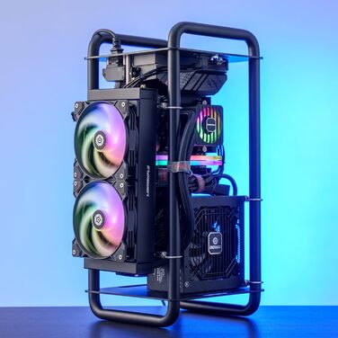 ENERMAX LIQMAXFLO 240 - Рідинний кулер для CPU з RGB підсвічуванням (LGA 1700, 1200, AM5, AM4) - Енермак