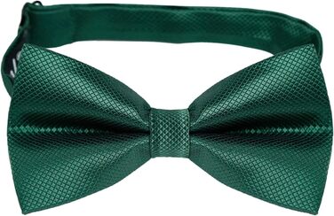 Набір краватка-метелик, запонки та хустинка Alizeal для чоловіків (лісово-зелений)