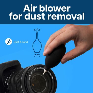 Набір для чищення сенсорів MMOBIEL 57 шт. - чищення об'єктива, сенсора камери, об'єктива камери - набір для чищення DSLR-камер з APS-C та повним форматом