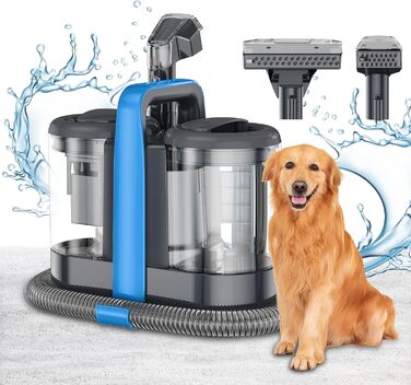 Портативний мийник для меблів та килимів 12kPa 450W: ефективне видалення плям з диванів, авто та килимів