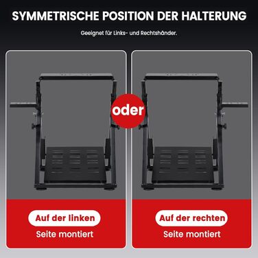 Ігровий стійка-держак для керма GTPLAYER Racing Wheel Stand з кріпленням для КПП V1 V2, регульований нахил, для PS4, Xbox, PC (червоний)